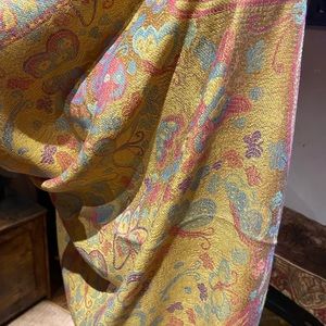 COPY - Vintage butterfly brocade pashmina shawl scarf